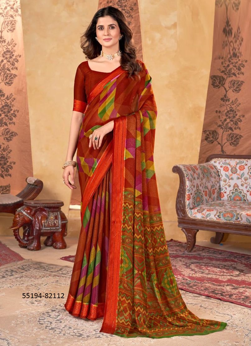MADHAVI 2 - CATALOG # 55194 (SET OF 9 SAREES)