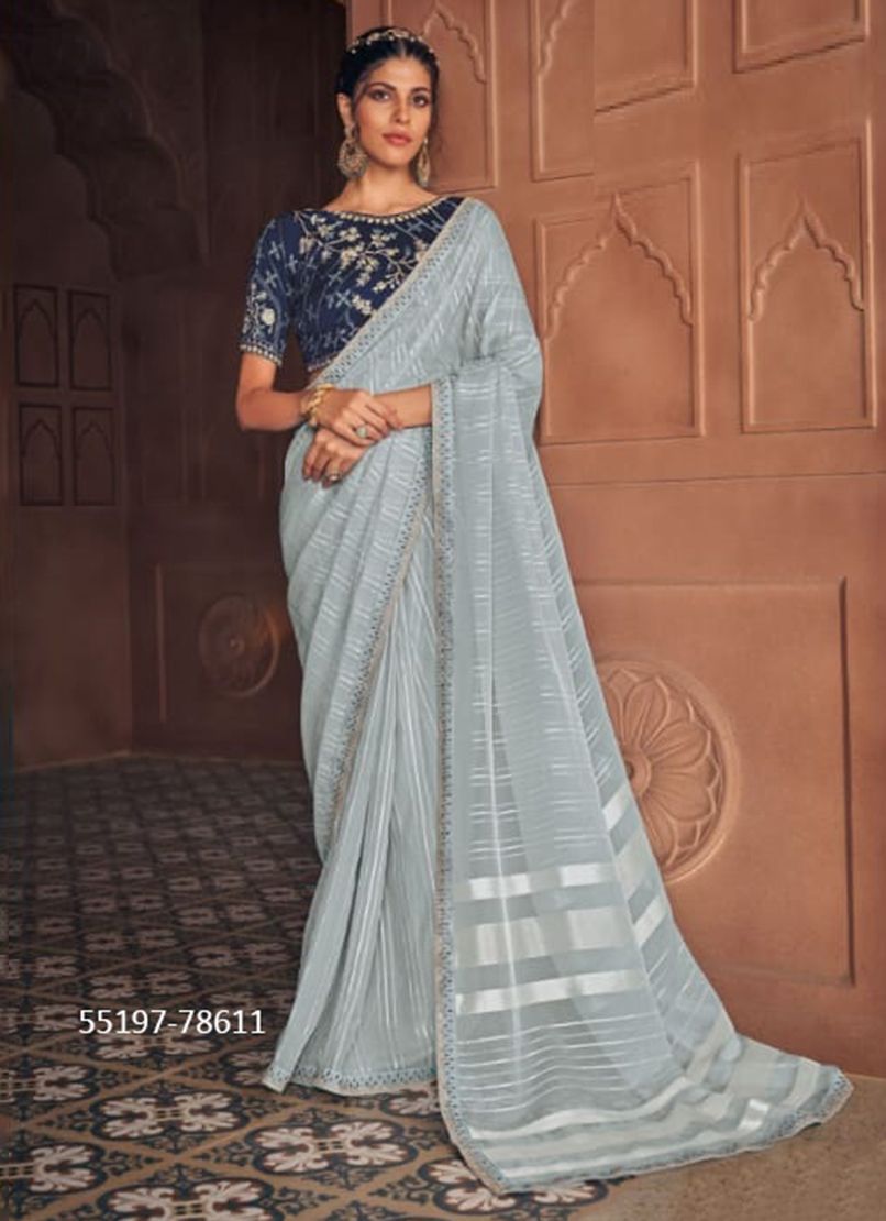 INDRANI - CATALOG # 55197 (SET OF 8 SAREES) INDRANI - CATALOG # 55197 (SET OF 8 SAREES)