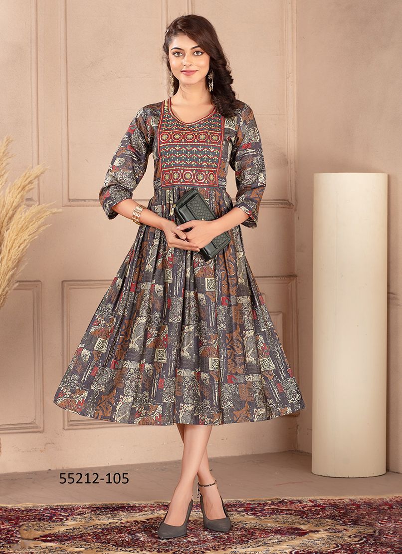 SEESHA - CATALOG # 55212 (SET OF 6 READYMADE KURTIS)