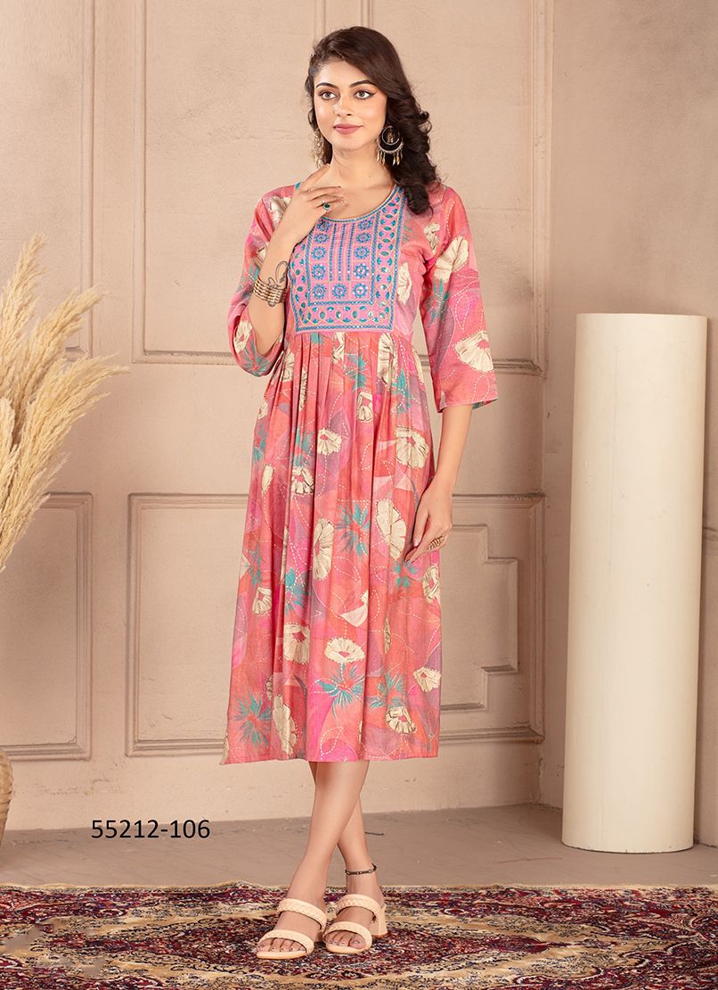 SEESHA - CATALOG # 55212 (SET OF 6 READYMADE KURTIS)