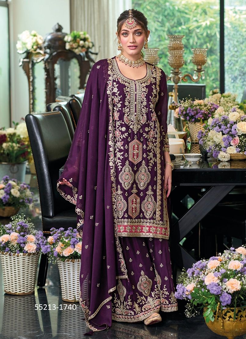 MEHAR - CATALOG # 55213 (SET OF 3 READYMADE SUITS)
