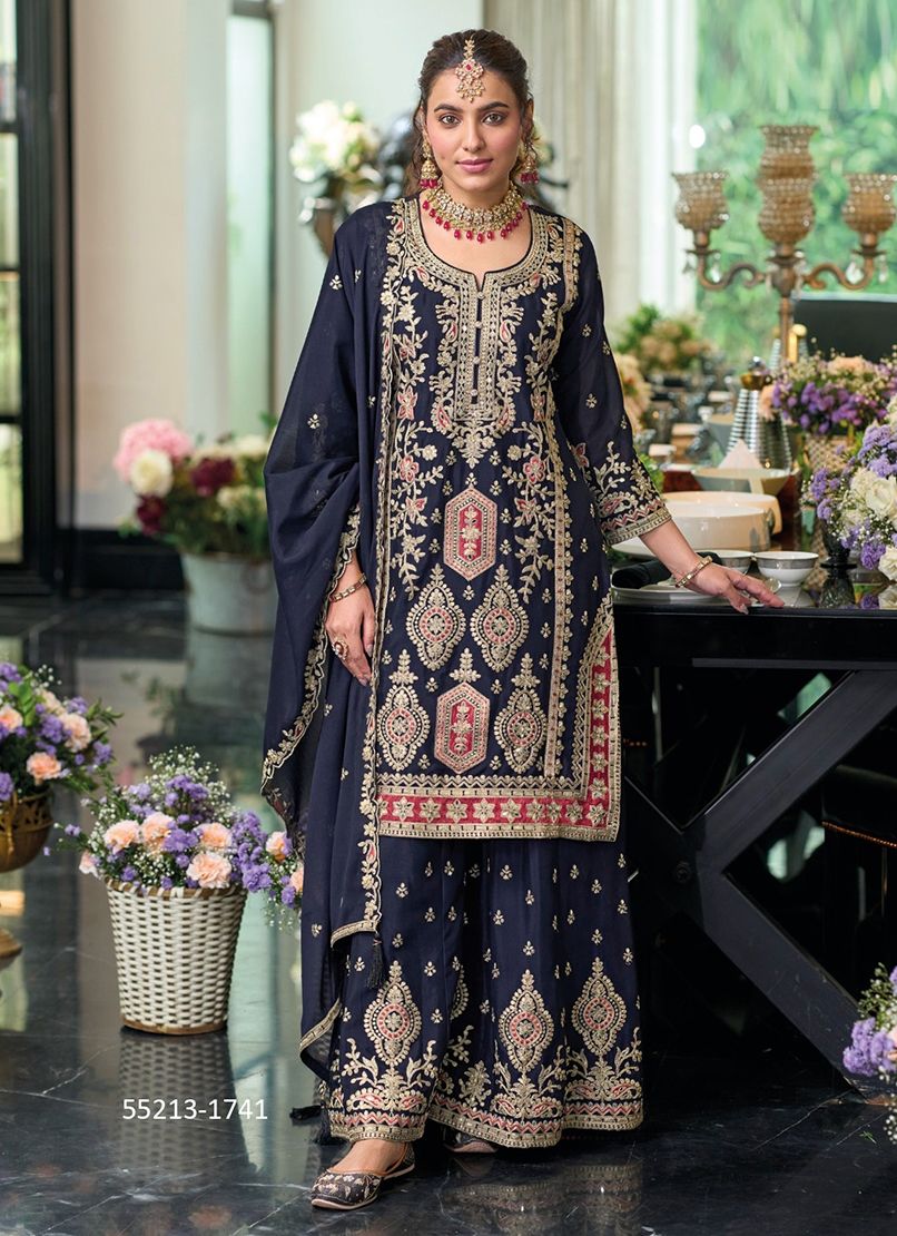 MEHAR - CATALOG # 55213 (SET OF 3 READYMADE SUITS)