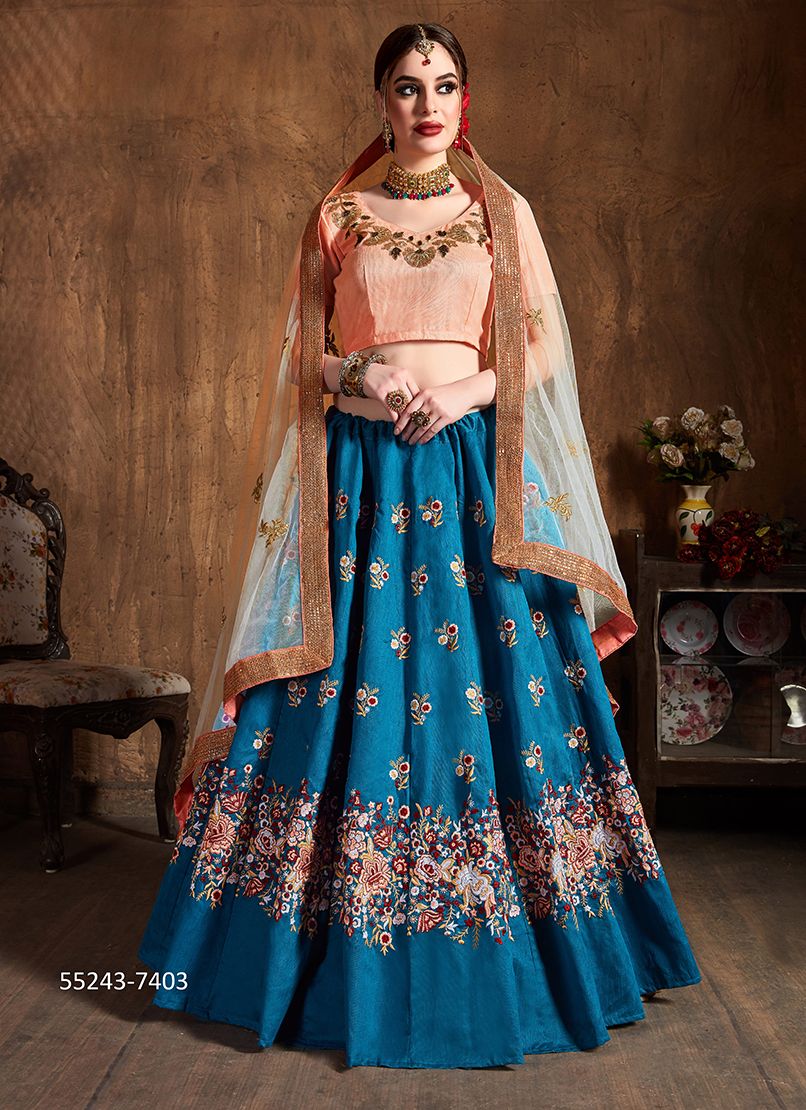 CULTURAL 1 - CATALOG # 55243 (SET OF 17 LEHENGAS (SEMI-STITCHED)) CULTURAL 1 - CATALOG # 55243 (SET OF 17 LEHENGAS (SEMI-STITCHED))
