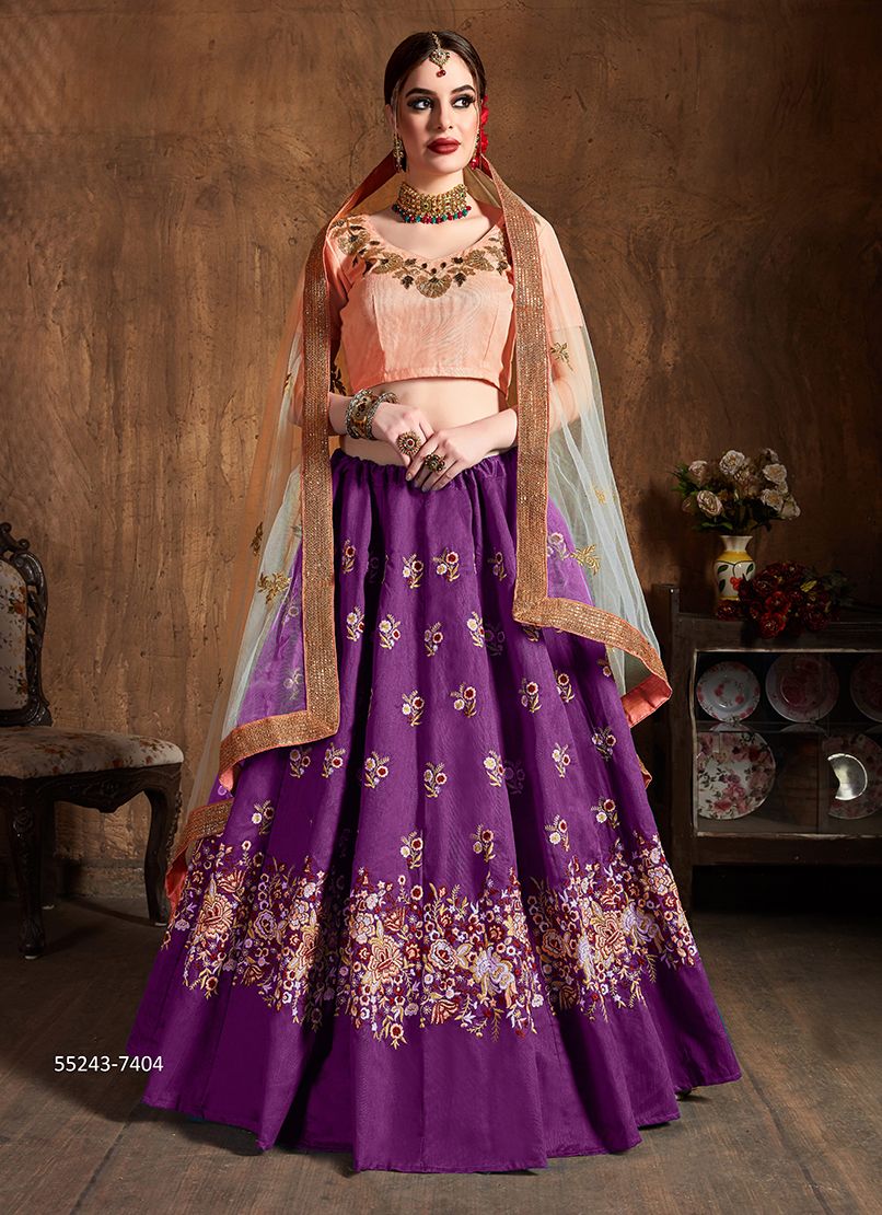 CULTURAL 1 - CATALOG # 55243 (SET OF 17 LEHENGAS (SEMI-STITCHED)) CULTURAL 1 - CATALOG # 55243 (SET OF 17 LEHENGAS (SEMI-STITCHED))