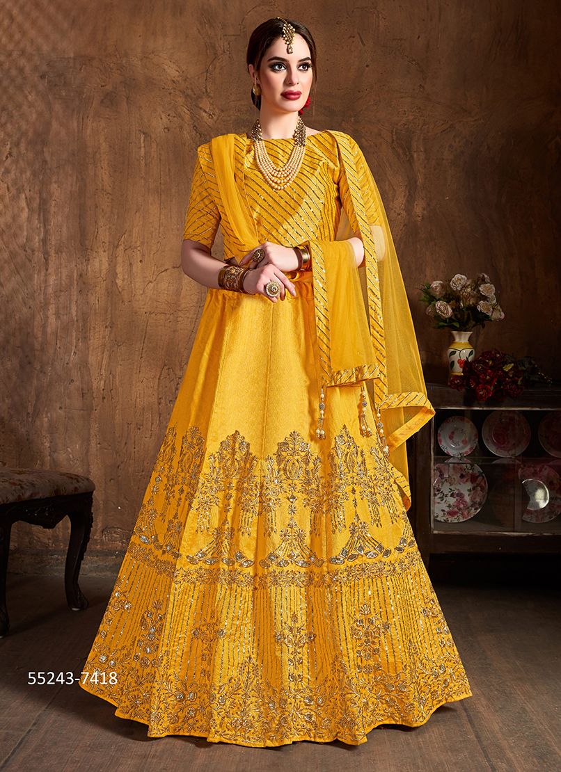 CULTURAL 1 - CATALOG # 55243 (SET OF 17 LEHENGAS (SEMI-STITCHED)) CULTURAL 1 - CATALOG # 55243 (SET OF 17 LEHENGAS (SEMI-STITCHED))
