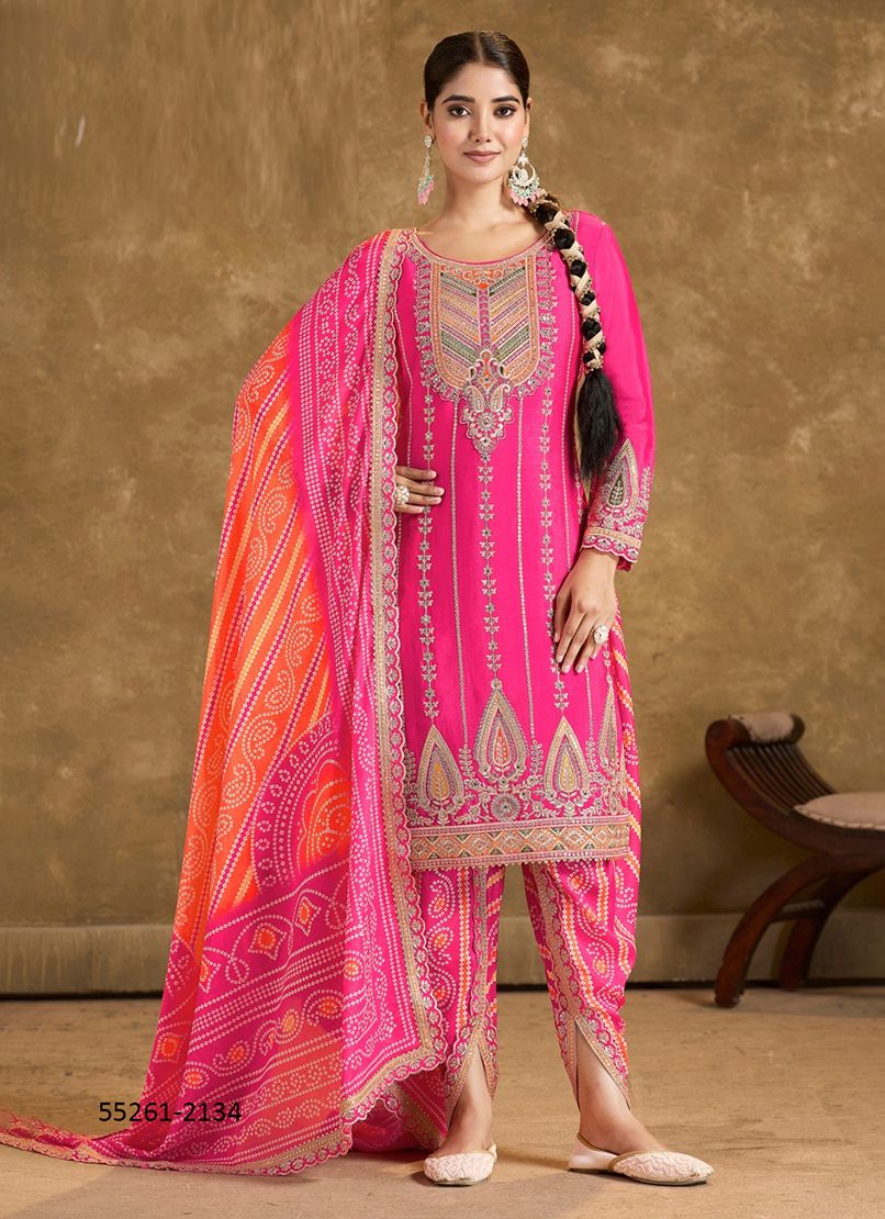 PHOOLZARI 2 - CATALOG # 55261 (SET OF 4 READYMADE SUITS) PHOOLZARI 2 - CATALOG # 55261 (SET OF 4 READYMADE SUITS)