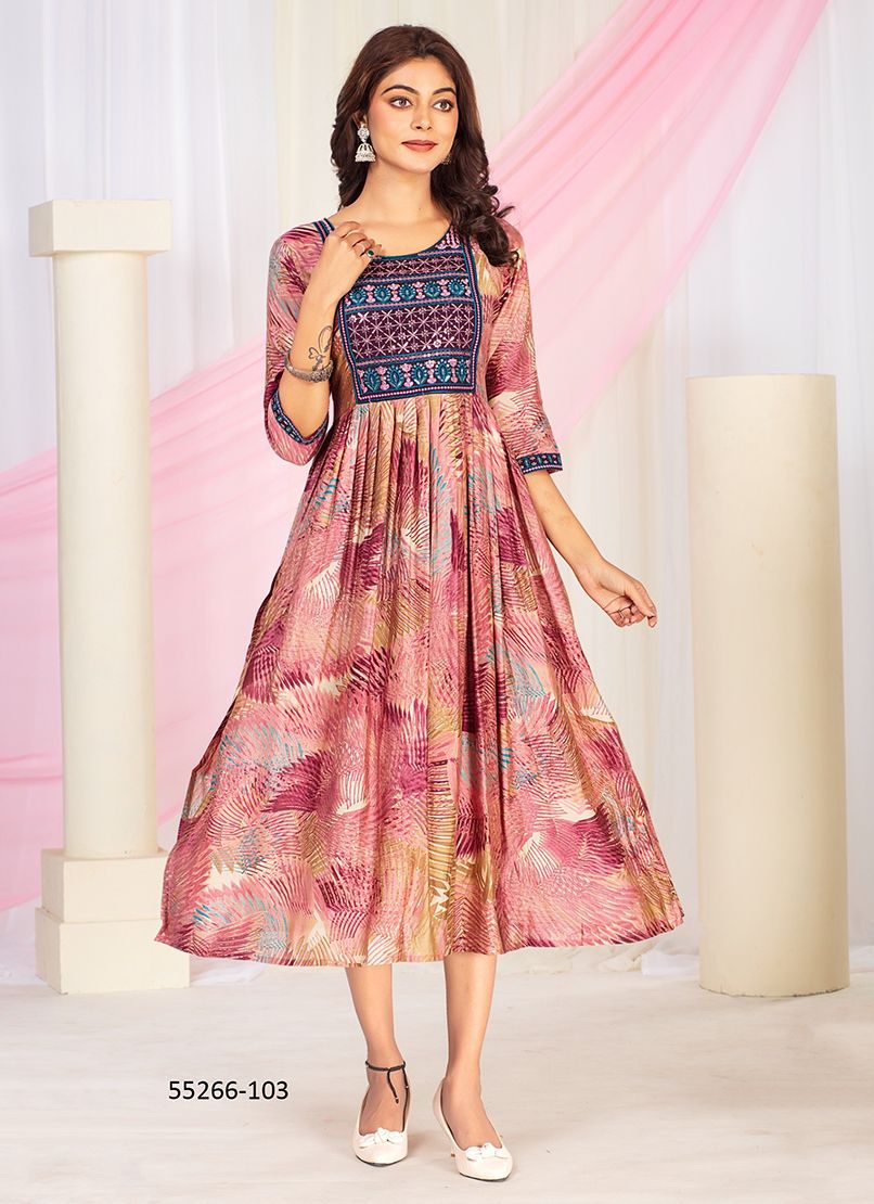 TUSHIKA - CATALOG # 55266 (SET OF 6 READYMADE KURTIS) TUSHIKA - CATALOG # 55266 (SET OF 6 READYMADE KURTIS)
