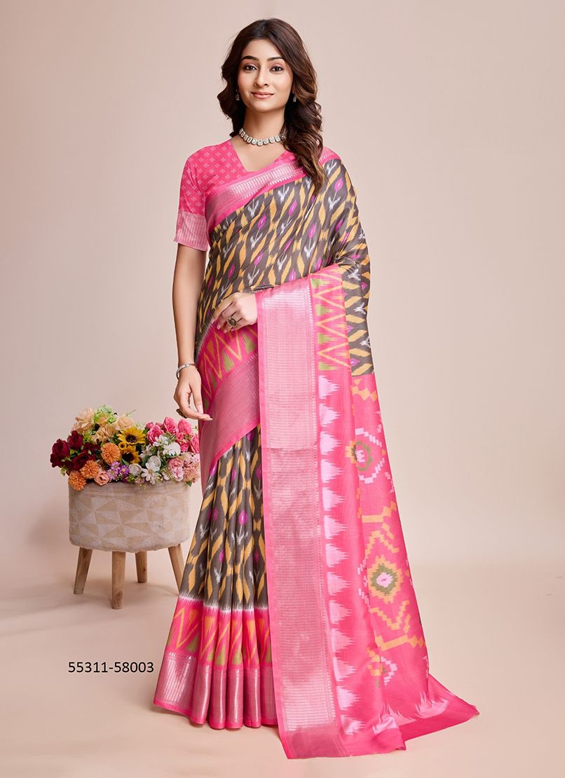 PATOLA 2 - CATALOG # 55311 (SET OF 5 SAREES) PATOLA 2 - CATALOG # 55311 (SET OF 5 SAREES)