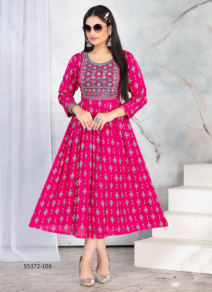 ANUSHREE - CATALOG # 55372 (SET OF 6 READYMADE KURTIS) ANUSHREE - CATALOG # 55372 (SET OF 6 READYMADE KURTIS)