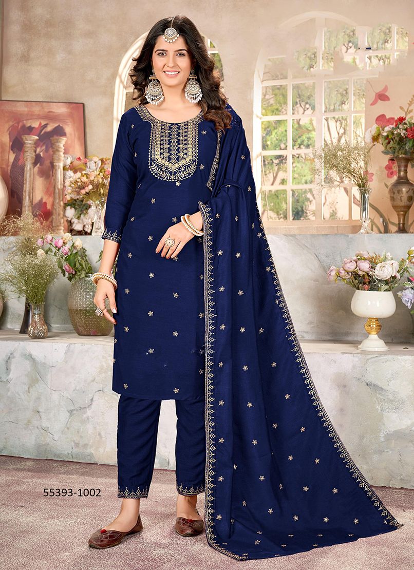 APARNA 2 - CATALOG # 55393 (SET OF 6 READYMADE SUITS)