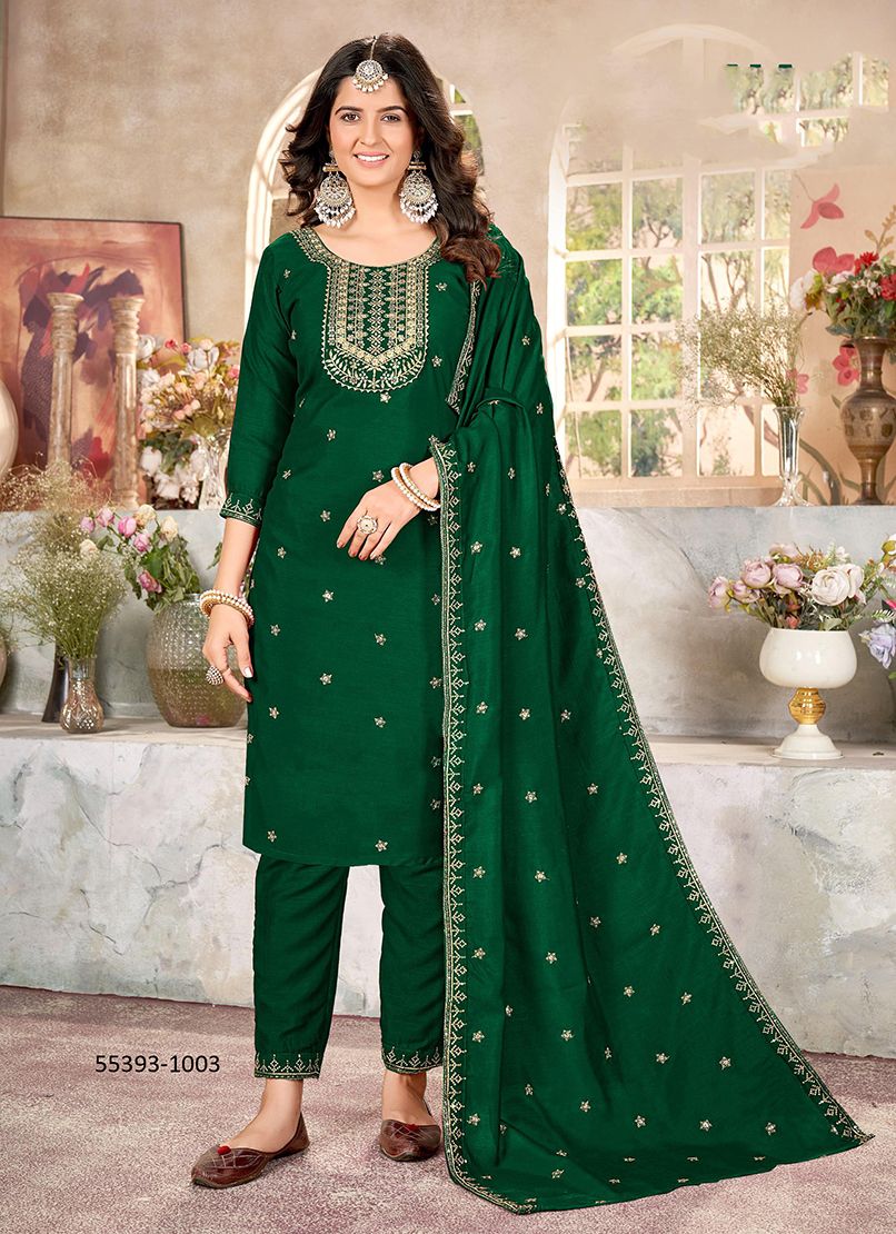 APARNA 2 - CATALOG # 55393 (SET OF 6 READYMADE SUITS)