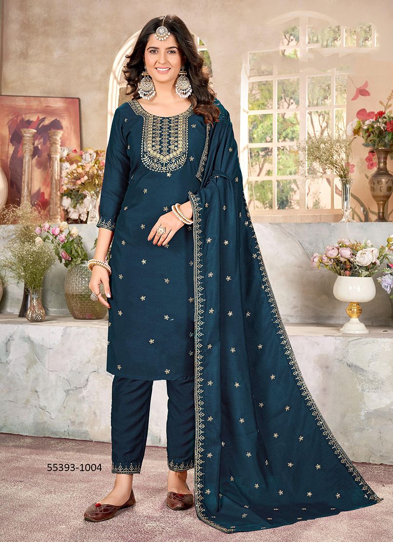 APARNA 2 - CATALOG # 55393 (SET OF 6 READYMADE SUITS)