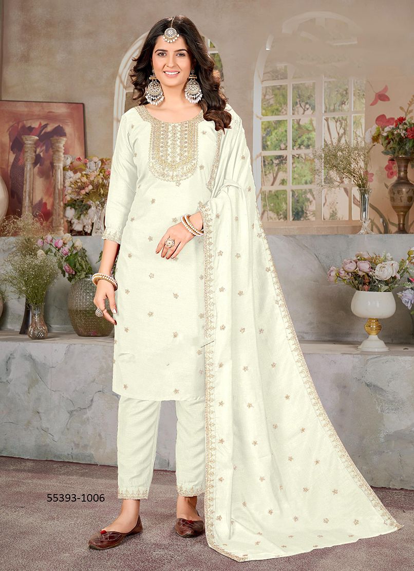 APARNA 2 - CATALOG # 55393 (SET OF 6 READYMADE SUITS)