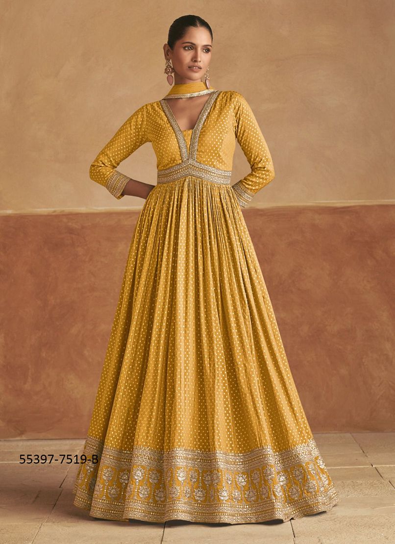 ROOPAL - CATALOG # 55397 (SET OF 3 READYMADE GOWNS)