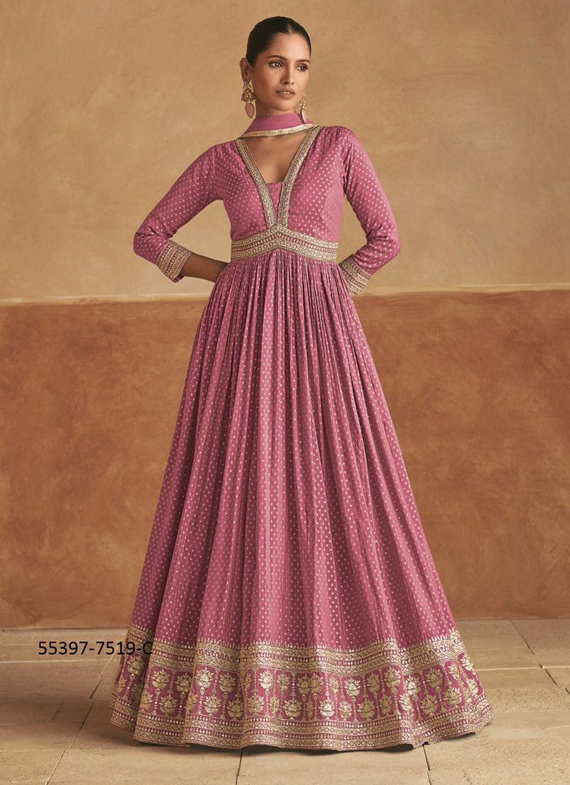 ROOPAL - CATALOG # 55397 (SET OF 3 READYMADE GOWNS)