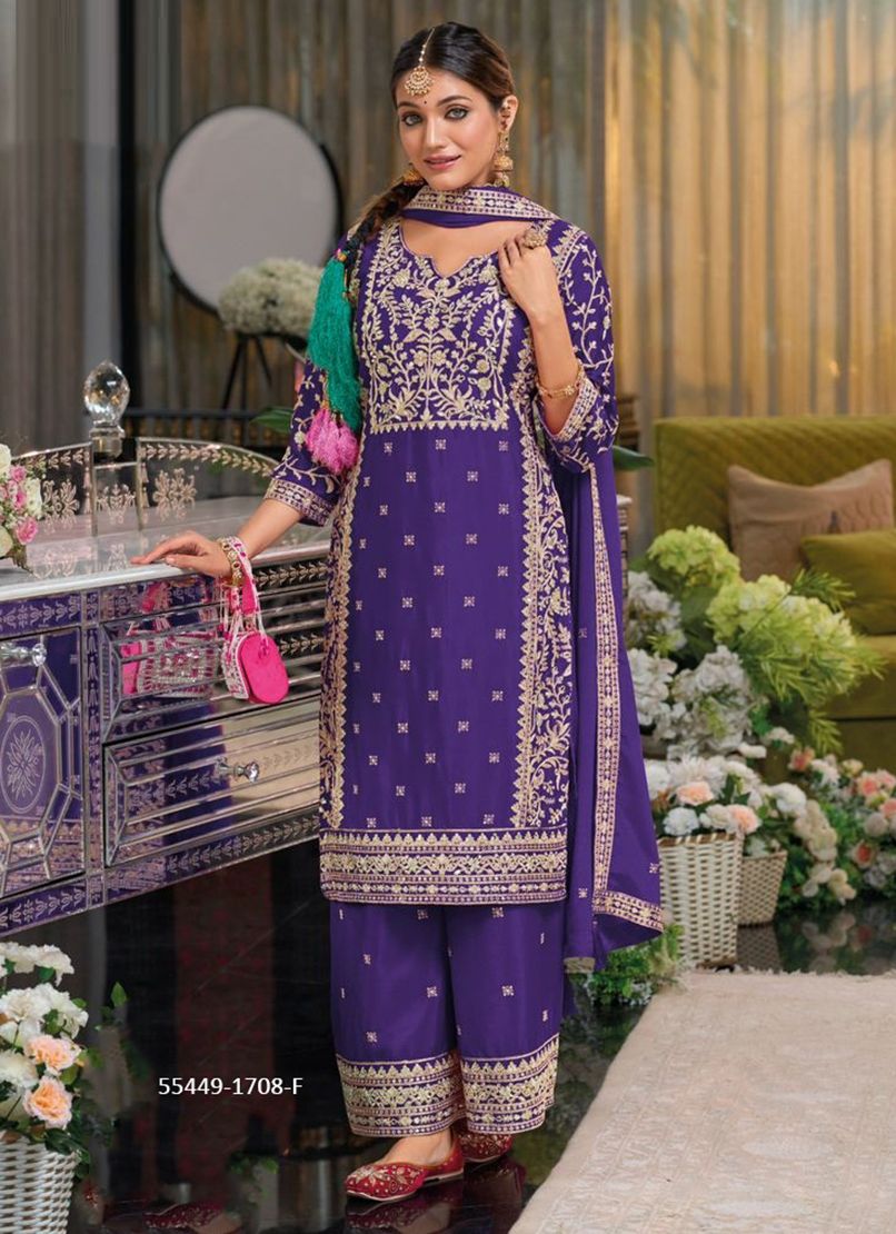 SHAYONI COLORS 2 - CATALOG # 55449 (SET OF 3 READYMADE SUITS) SHAYONI COLORS 2 - CATALOG # 55449 (SET OF 3 READYMADE SUITS)