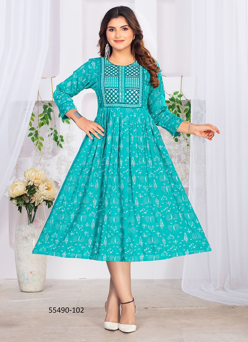 HASMEENA - CATALOG # 55490 (SET OF 6 READYMADE KURTIS) HASMEENA - CATALOG # 55490 (SET OF 6 READYMADE KURTIS)