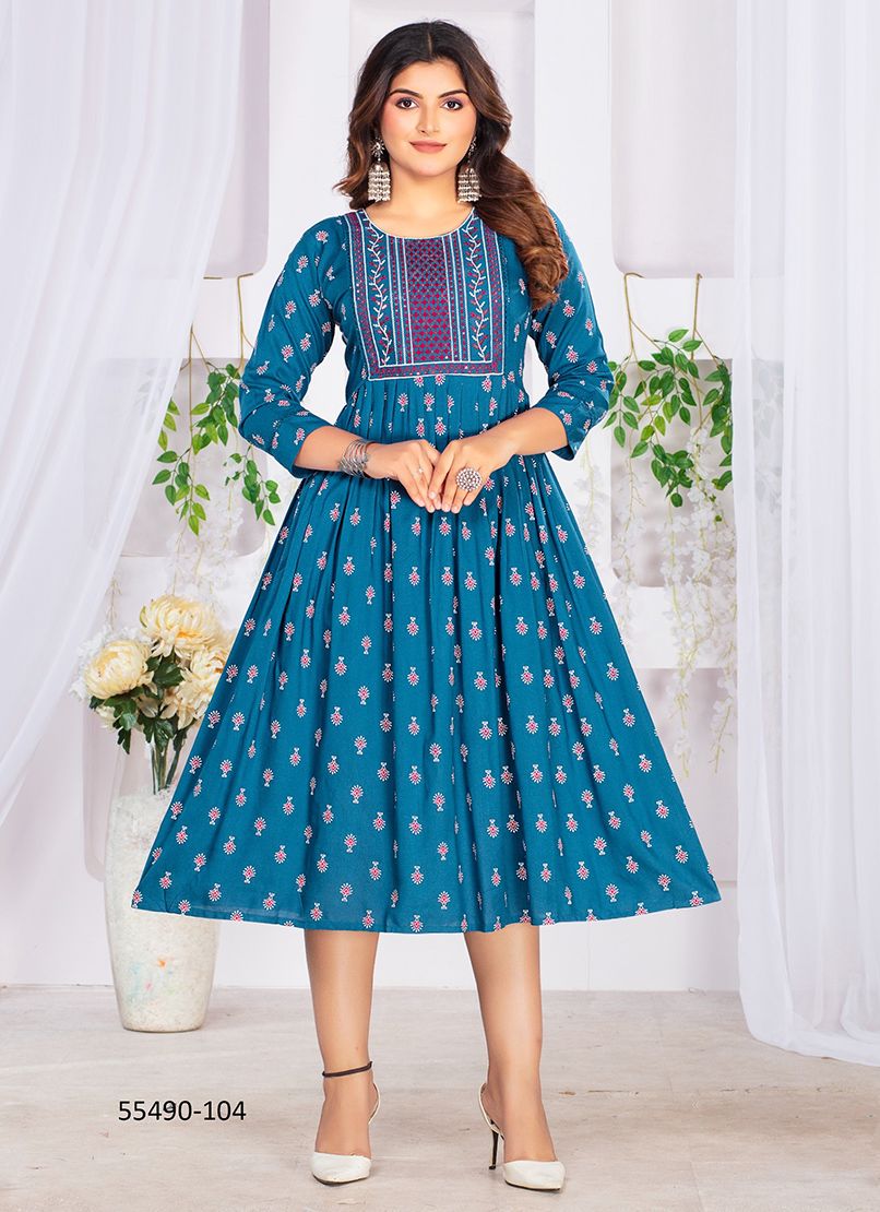 HASMEENA - CATALOG # 55490 (SET OF 6 READYMADE KURTIS) HASMEENA - CATALOG # 55490 (SET OF 6 READYMADE KURTIS)