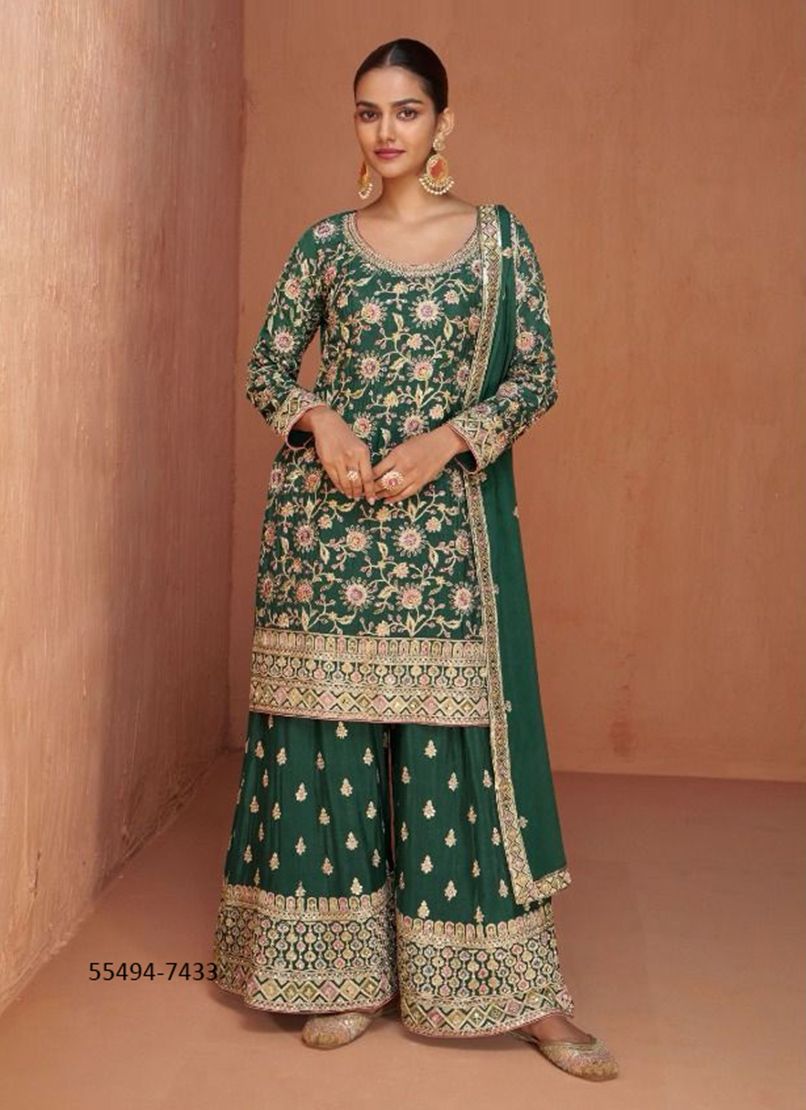 GAZAL - CATALOG # 55494 (SET OF 4 READYMADE SUITS)