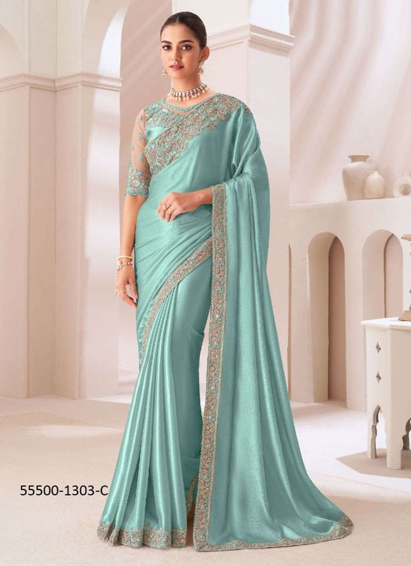 COLORS OF 1303 - CATALOG # 55500 (SET OF 6 SAREES)