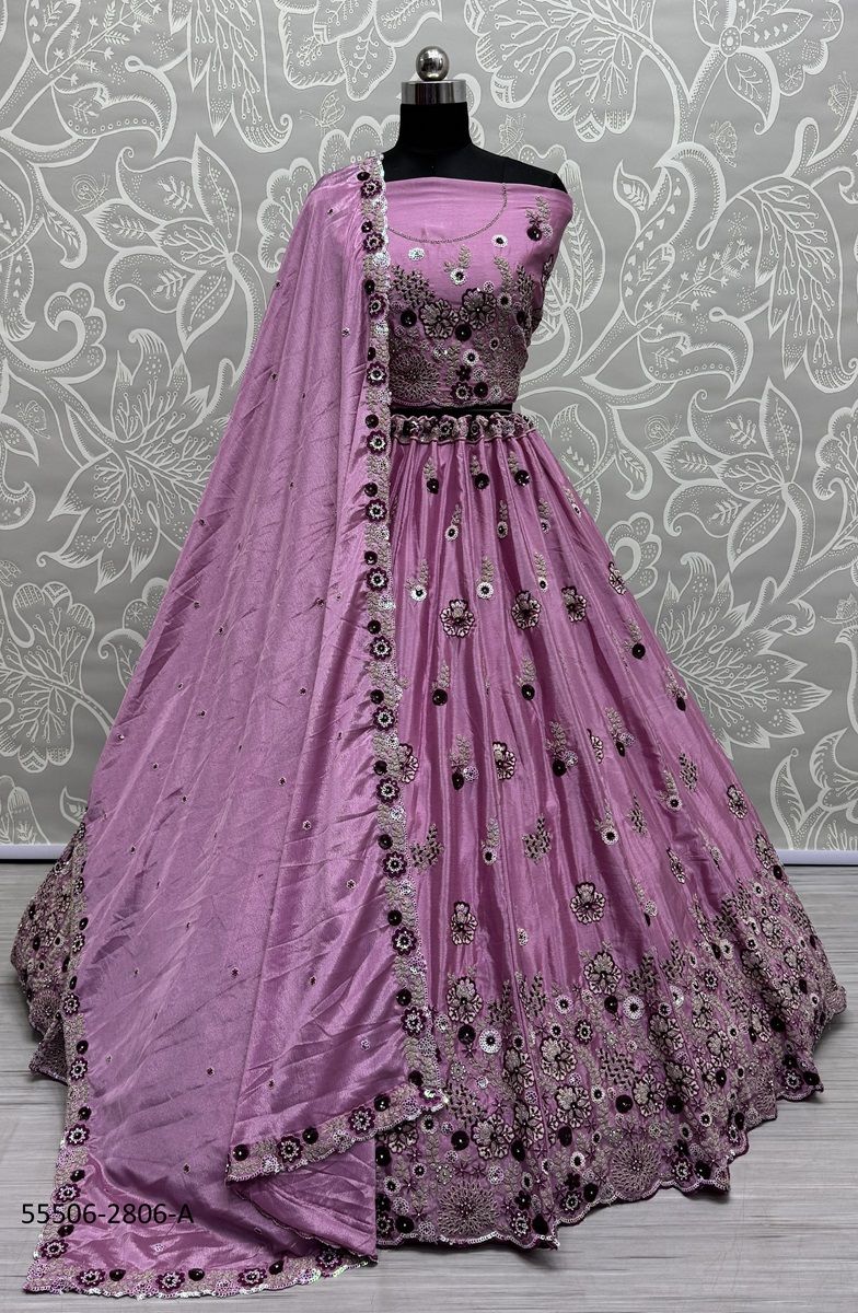SERIES 2803-2808 - CATALOG # 55506 (SET OF 22 LEHENGAS (SEMI-STITCHED))