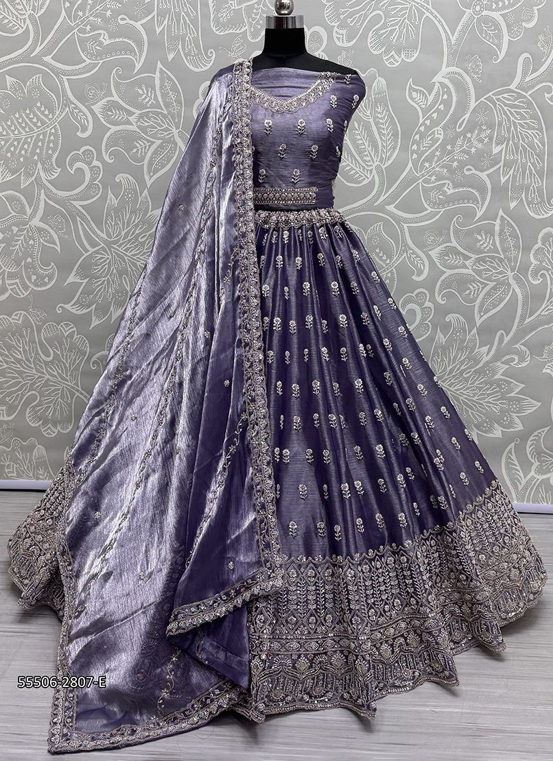 SERIES 2803-2808 - CATALOG # 55506 (SET OF 22 LEHENGAS (SEMI-STITCHED))