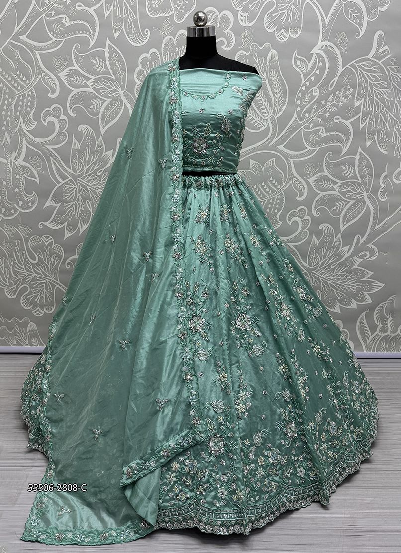 SERIES 2803-2808 - CATALOG # 55506 (SET OF 22 LEHENGAS (SEMI-STITCHED))