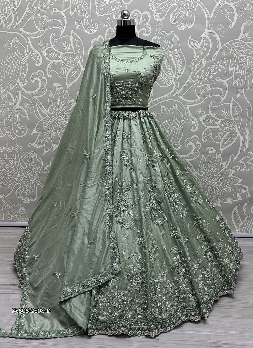 SERIES 2803-2808 - CATALOG # 55506 (SET OF 22 LEHENGAS (SEMI-STITCHED))