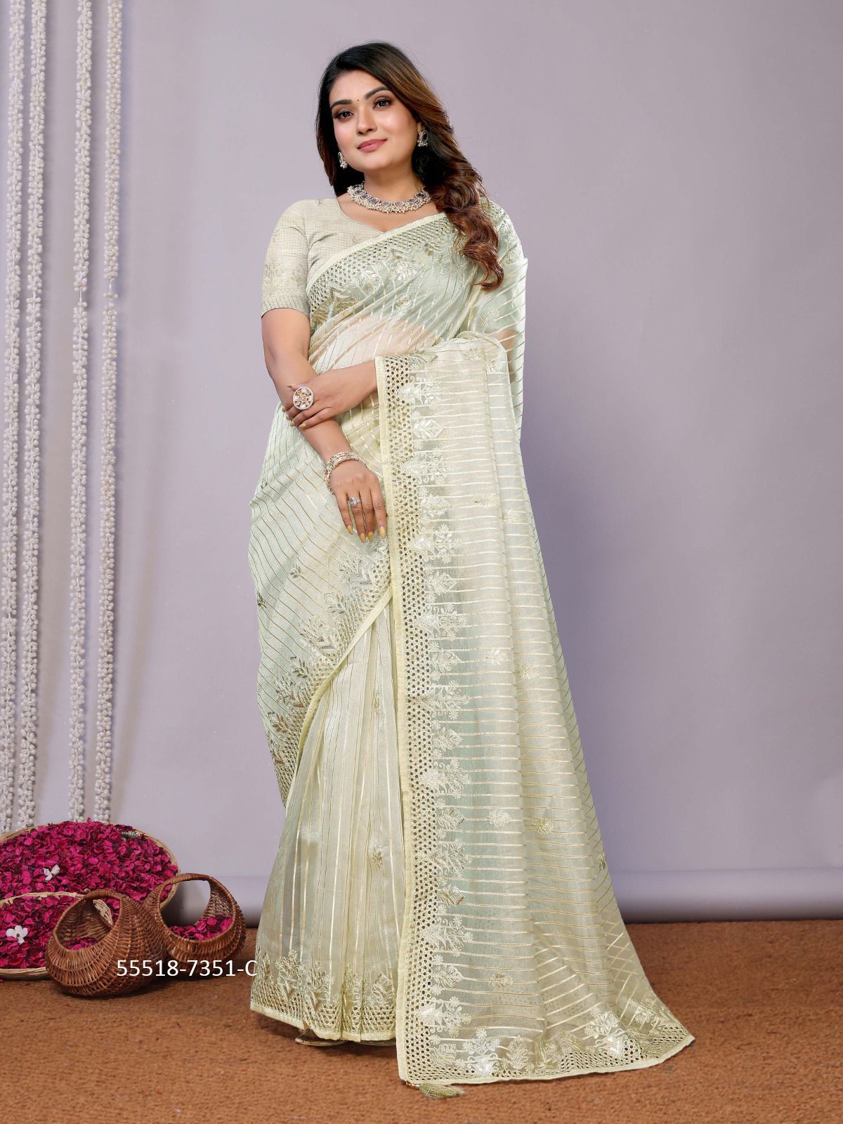 KAKSHA 1 - CATALOG # 55518 (SET OF 15 SAREES)