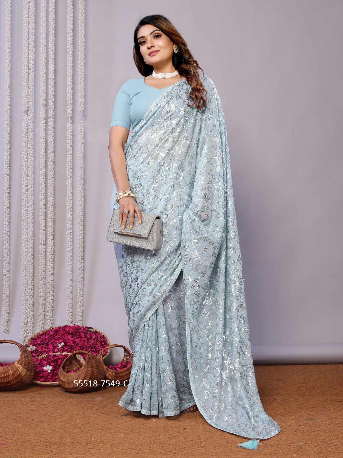 KAKSHA 1 - CATALOG # 55518 (SET OF 15 SAREES)