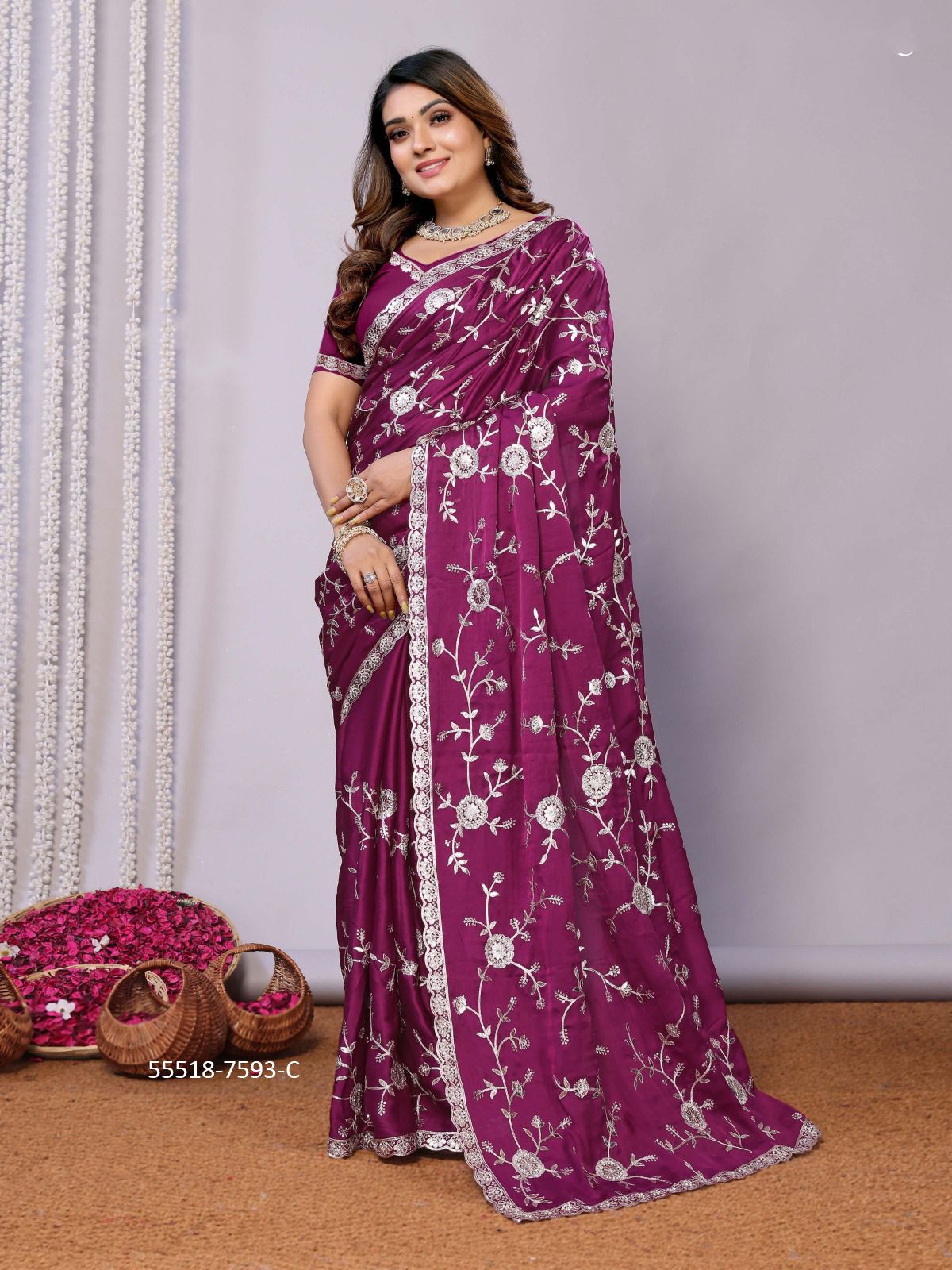 KAKSHA 1 - CATALOG # 55518 (SET OF 15 SAREES)