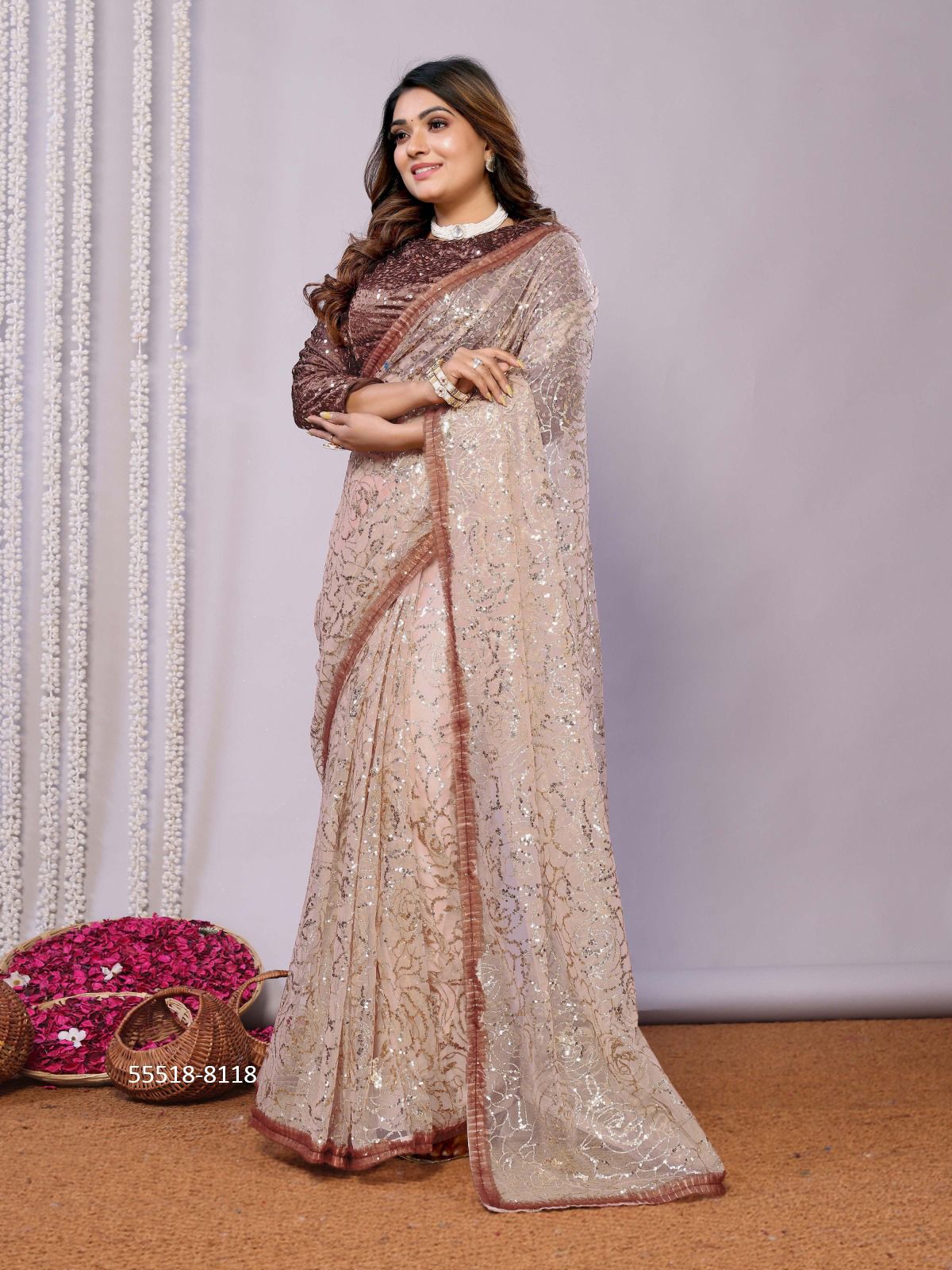 KAKSHA 1 - CATALOG # 55518 (SET OF 15 SAREES)