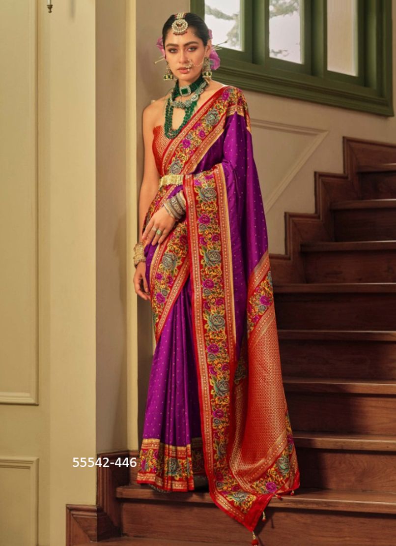 AMAYA - CATALOG # 55542 (SET OF 6 SAREES)