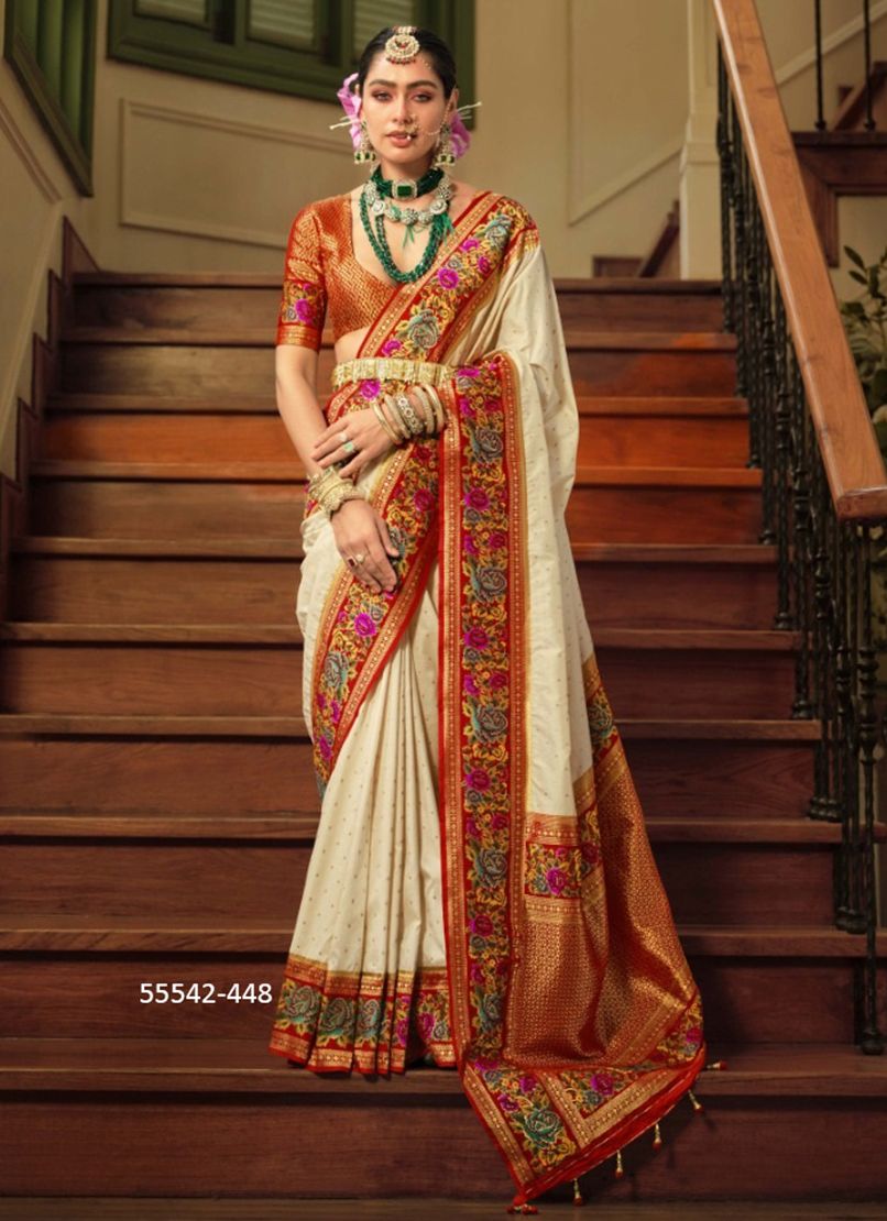 AMAYA - CATALOG # 55542 (SET OF 6 SAREES)