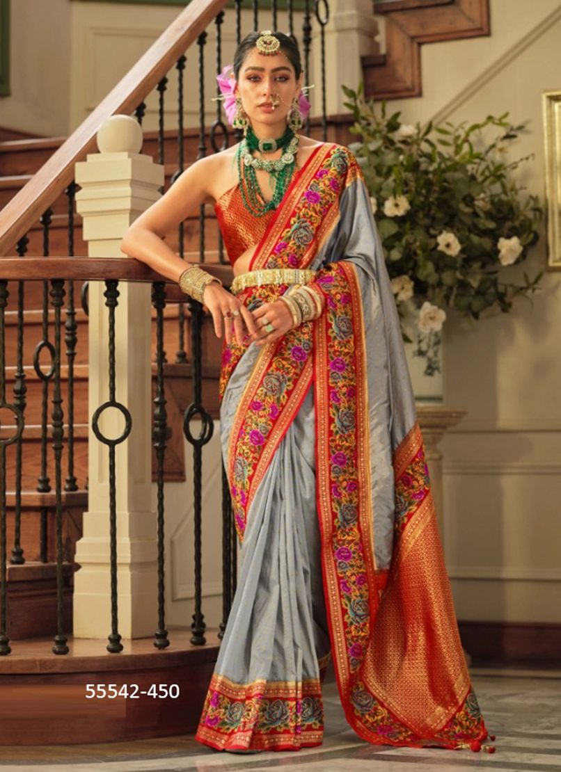 AMAYA - CATALOG # 55542 (SET OF 6 SAREES)