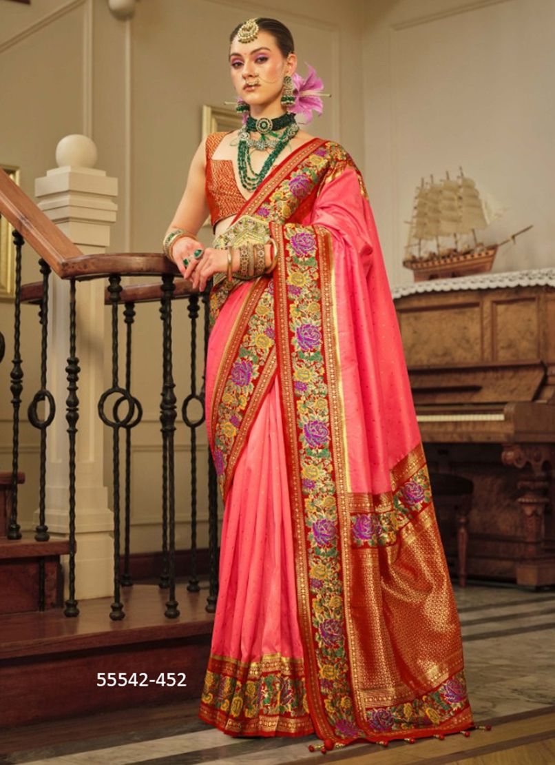 AMAYA - CATALOG # 55542 (SET OF 6 SAREES)