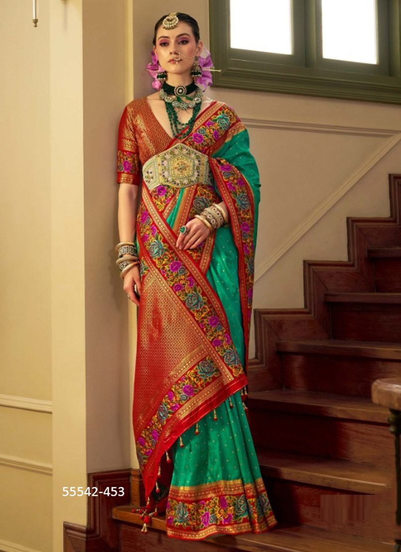 AMAYA - CATALOG # 55542 (SET OF 6 SAREES)