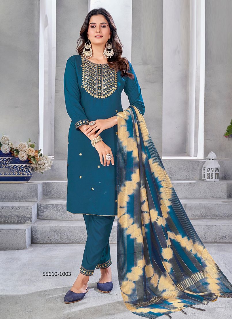 ANURADHA - CATALOG # 55610 (SET OF 6 READYMADE SUITS)