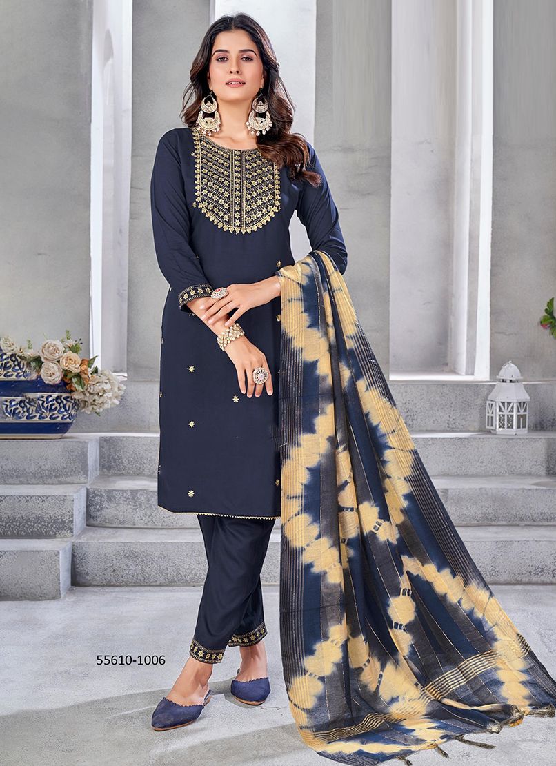 ANURADHA - CATALOG # 55610 (SET OF 6 READYMADE SUITS)