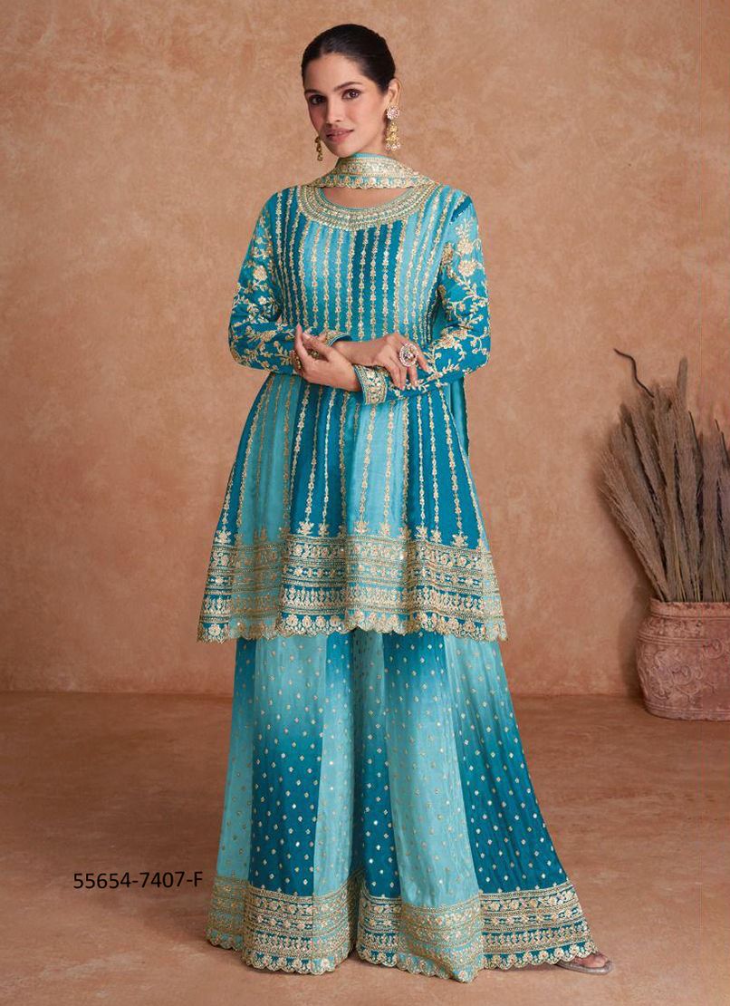 VAANI 2 - CATALOG # 55654 (SET OF 8 READYMADE SUITS)