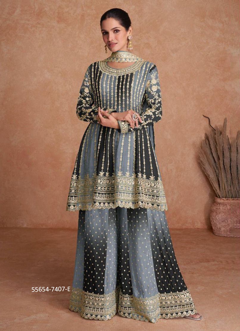 VAANI 2 - CATALOG # 55654 (SET OF 8 READYMADE SUITS)