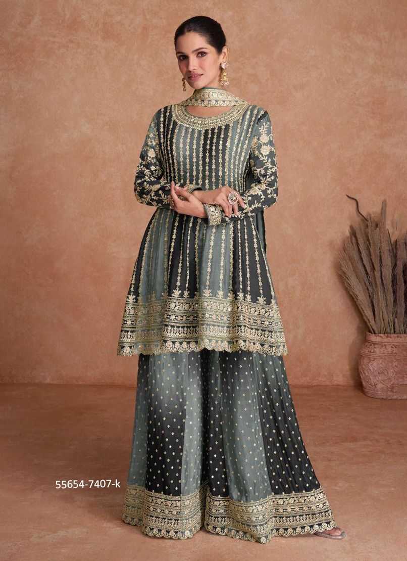 VAANI 2 - CATALOG # 55654 (SET OF 8 READYMADE SUITS)
