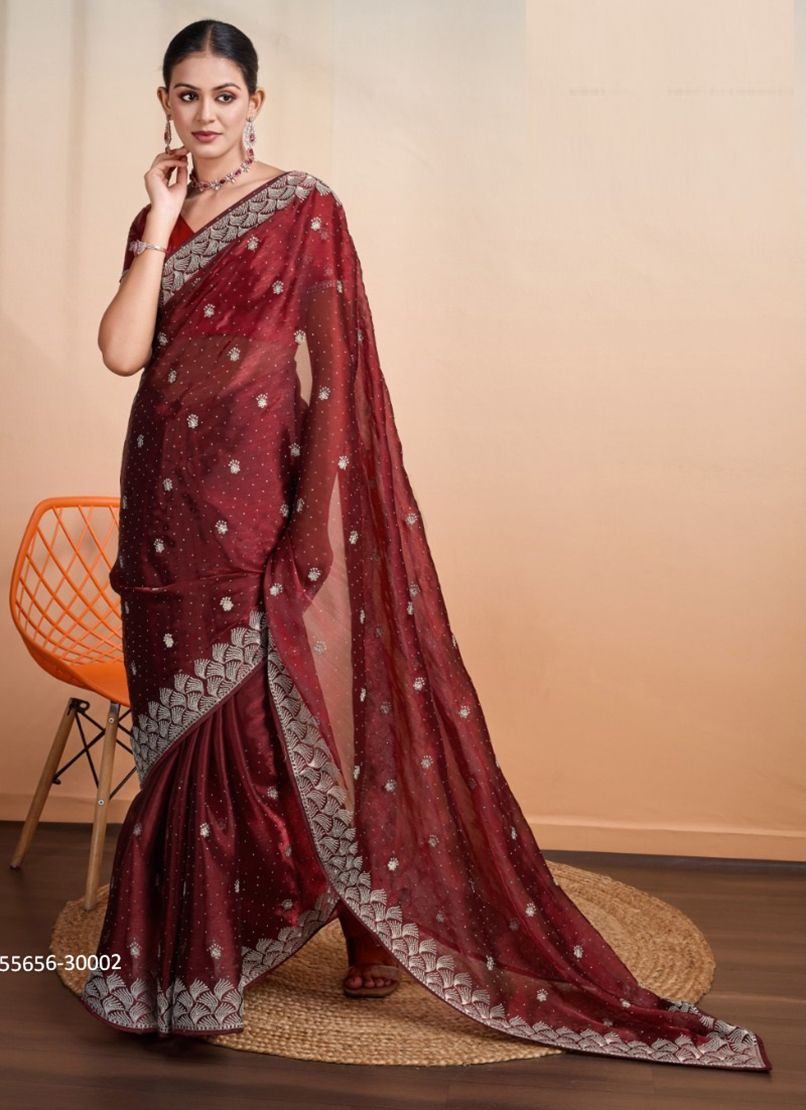 GLINT GALA - CATALOG # 55656 (SET OF 4 SAREES) GLINT GALA - CATALOG # 55656 (SET OF 4 SAREES)