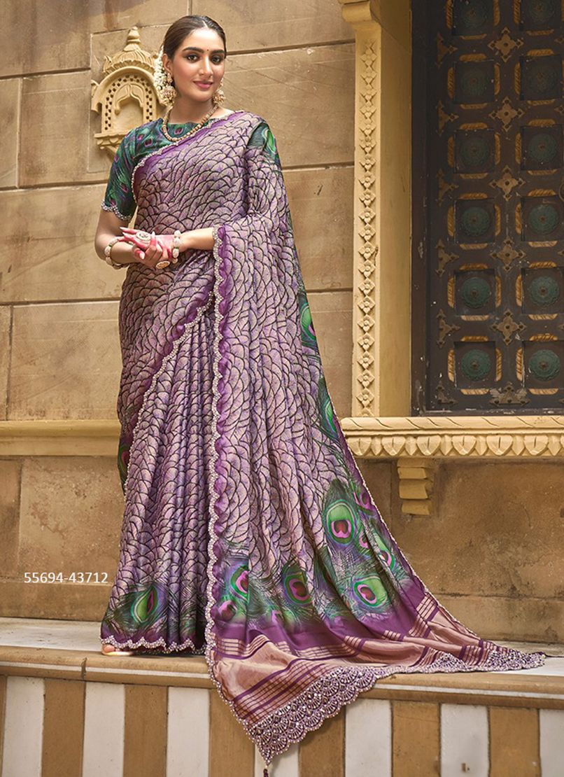 GAJARI - CATALOG # 55694 (SET OF 14 SAREES)