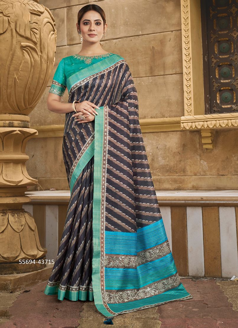 GAJARI - CATALOG # 55694 (SET OF 14 SAREES)