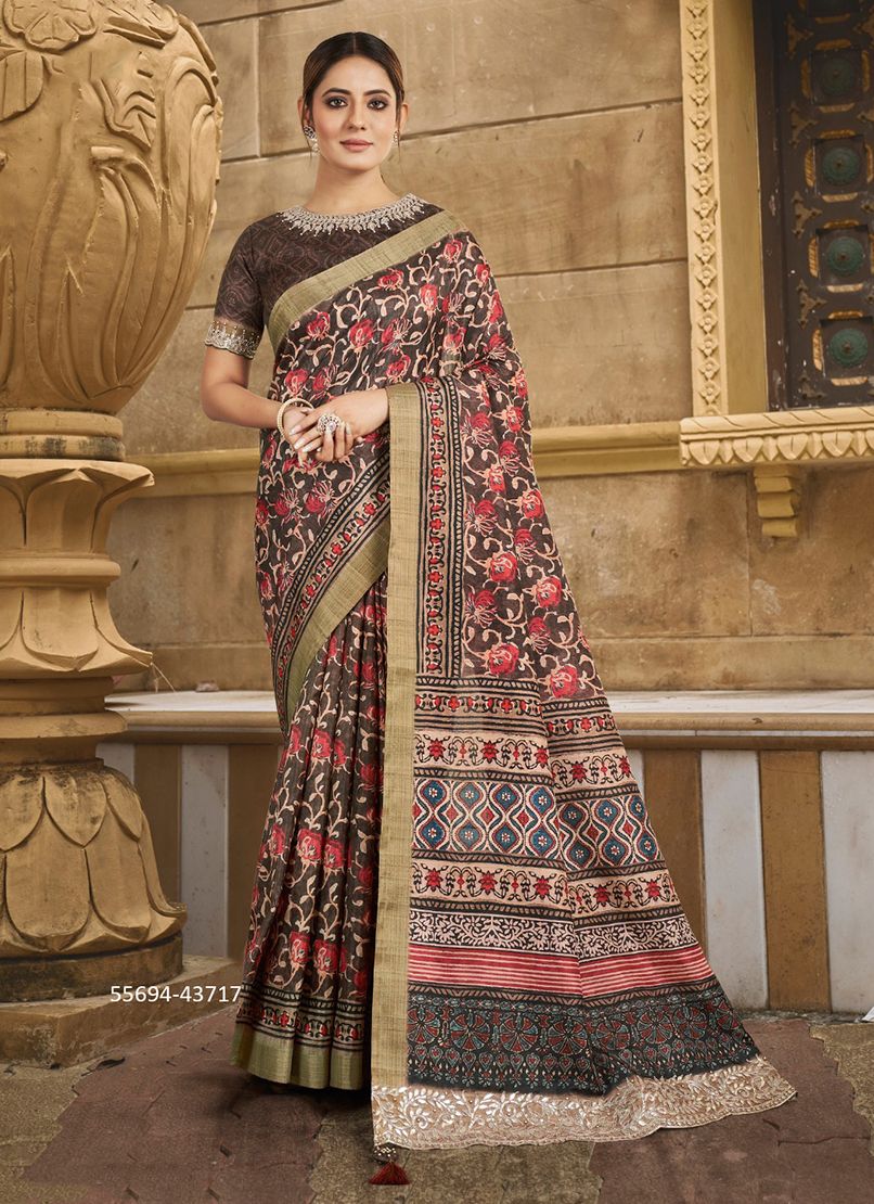 GAJARI - CATALOG # 55694 (SET OF 14 SAREES)