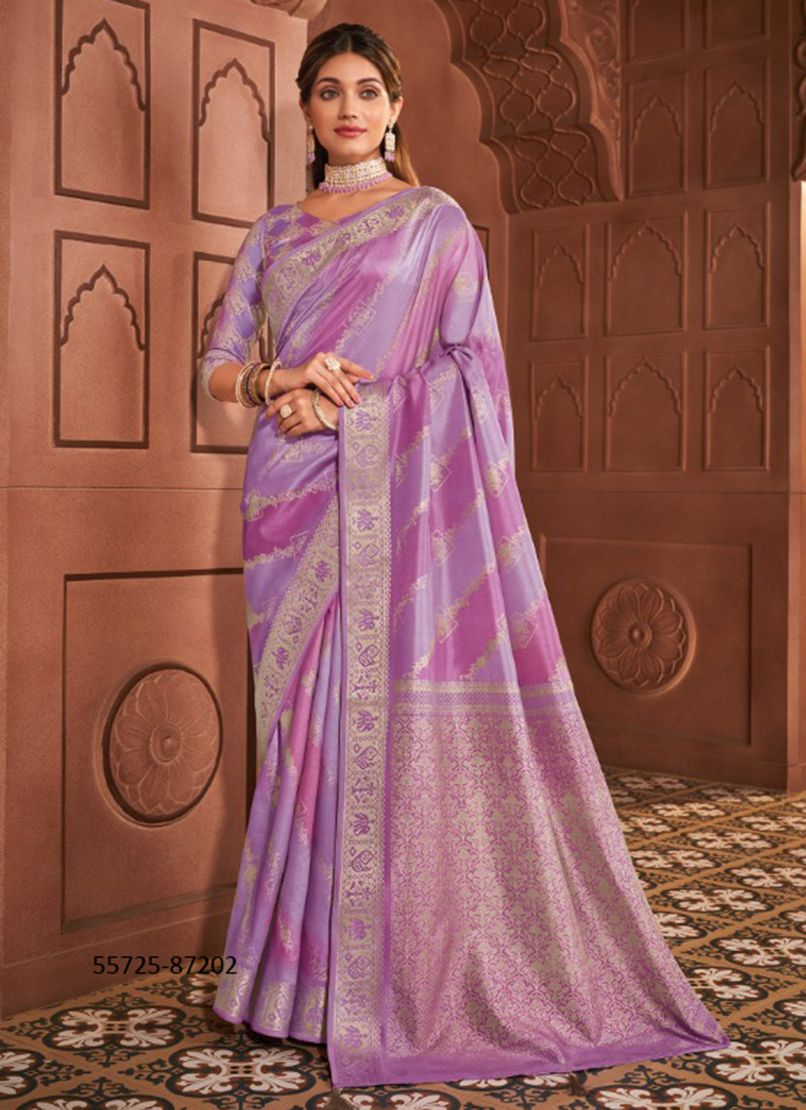 ANGORA SILK - CATALOG # 55725 (SET OF 8 SAREES)