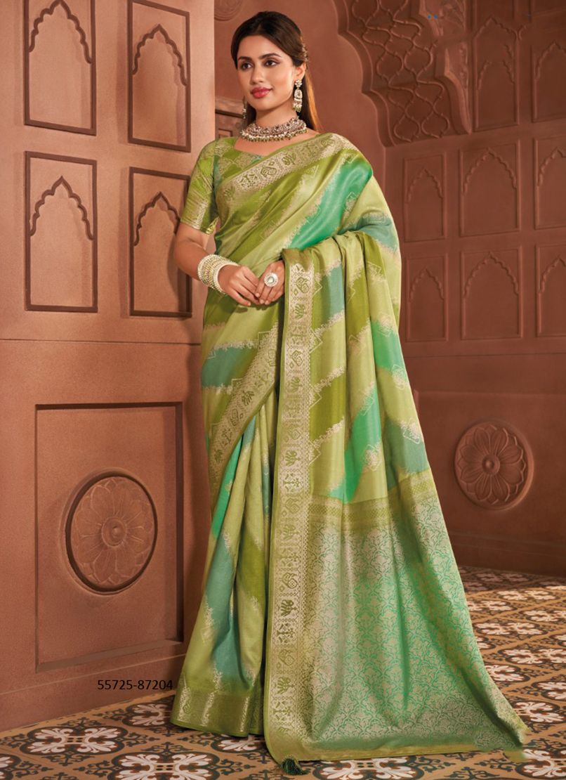 ANGORA SILK - CATALOG # 55725 (SET OF 8 SAREES)