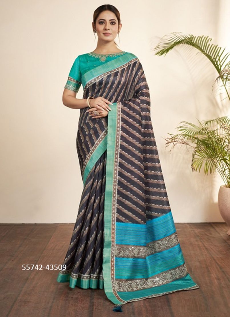 NIRVI - CATALOG # 55742 (SET OF 7 SAREES)