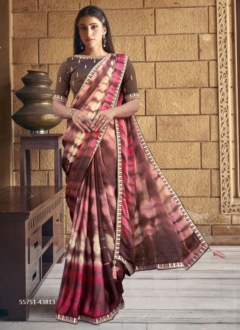 INAYA - CATALOG # 55751 (SET OF 5 SAREES) INAYA - CATALOG # 55751 (SET OF 5 SAREES)